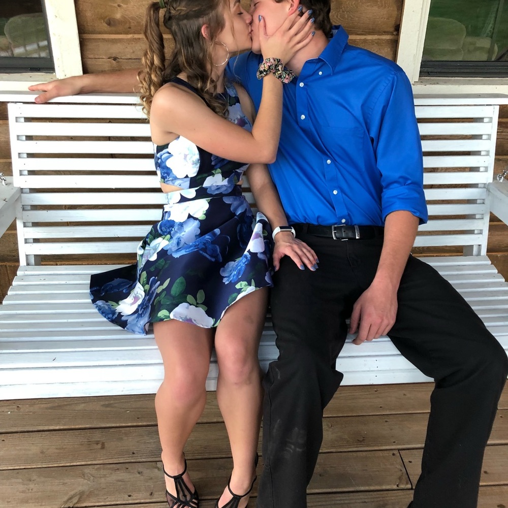 floral homecoming dress